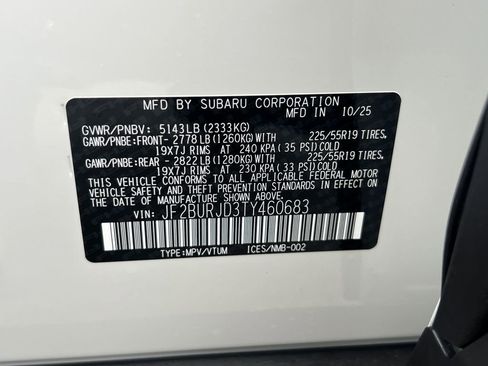 New 2026 Subaru Outback Touring XT image 31