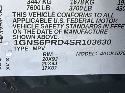 Used 2025 Chevrolet Tahoe Z71 w/ Sun And Tow Package AWD/4WD image 33