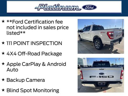 Used 2023 Ford F150 Lariat w/ Equipment Group 502A High image 22