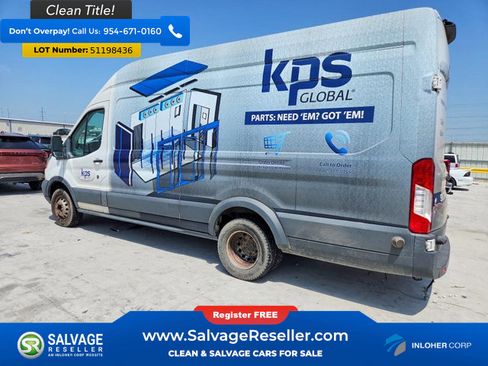 Used 2018 Ford Transit 350 148 High Roof Extended DRW RWD image 3