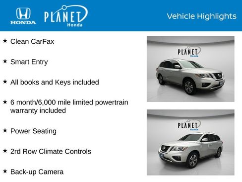 Used 2018 Nissan Pathfinder SV AWD/4WD image 4