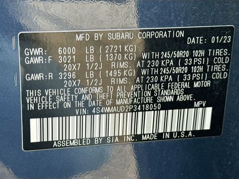 Used 2023 Subaru Ascent Limited w/ Technology Package image 45