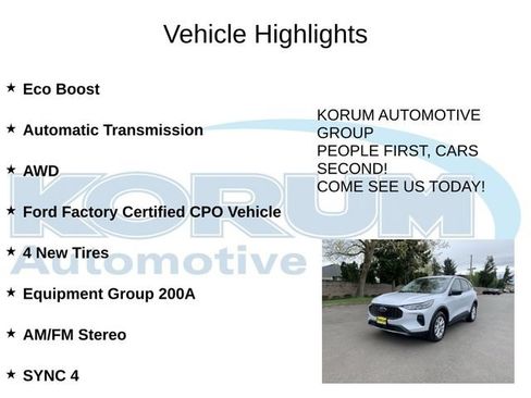 Certified 2025 Ford Escape Active AWD/4WD image 4