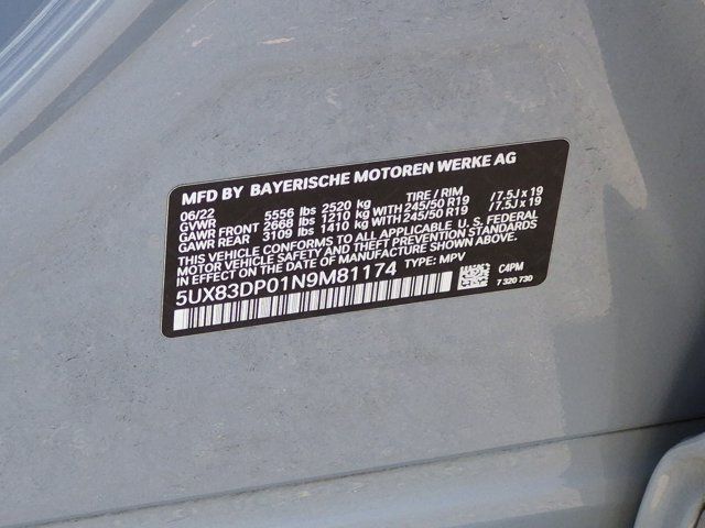 Certified 2022 BMW X3 M40i AWD/4WD image 27