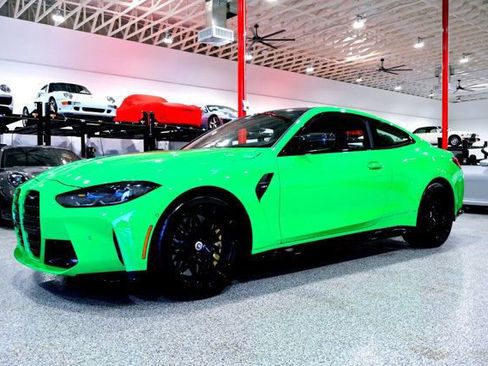 Used 2023 BMW M4 Coupe w/ M Carbon Exterior Package RWD image 1