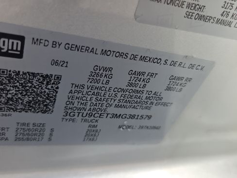 Used 2021 GMC Sierra 1500 Elevation w/ X31 Off-Road Package AWD/4WD image 16