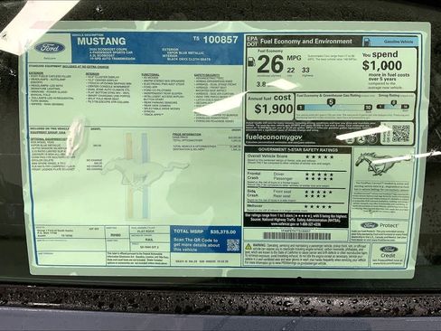 New 2026 Ford Mustang EcoBoost Fastback image 21