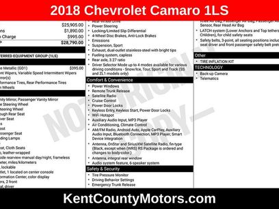 Used 2018 Chevrolet Camaro LS