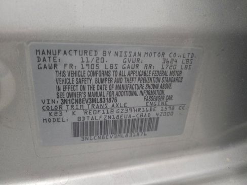 Used 2021 Nissan Versa SV FWD image 33