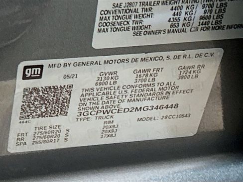 Used 2021 Chevrolet Silverado 1500 LT w/ Texas Edition Plus RWD image 29
