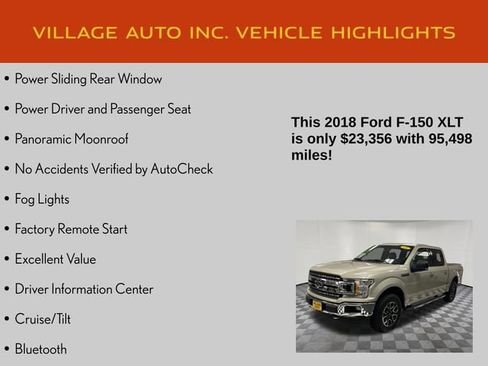 Used 2018 Ford F150 XLT w/ Equipment Group 302A Luxury image 14