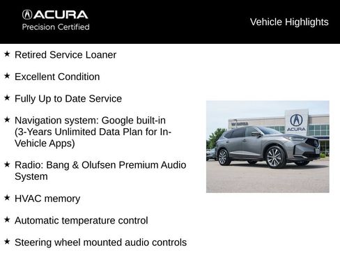 Certified 2026 Acura MDX SH-AWD w/ Technology Package image 5