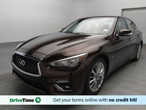 Used 2020 INFINITI Q50 Luxe w/ Essential Package (3.0T Luxe) RWD image 1
