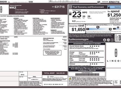 Used 2019 Lincoln MKZ Reserve w/ Reserve Plus Package image 24