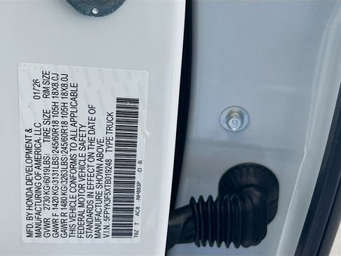 New 2026 Honda Ridgeline RTL image 25