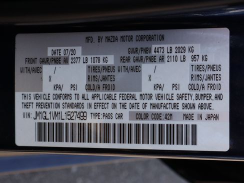 Used 2020 MAZDA MAZDA6 Touring FWD image 46