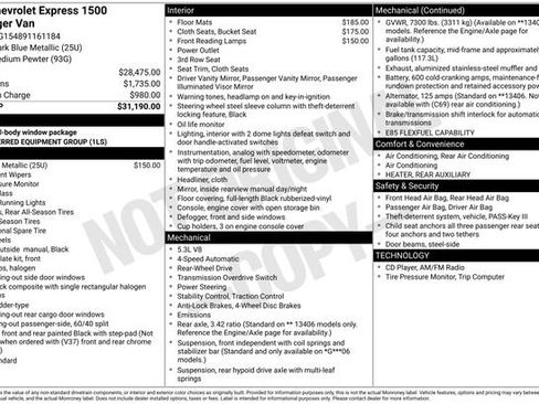 Used 2009 Chevrolet Express 1500 Passenger RWD image 16