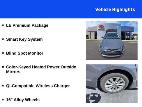 Used 2025 Toyota Corolla LE w/ LE Premium Package image 4
