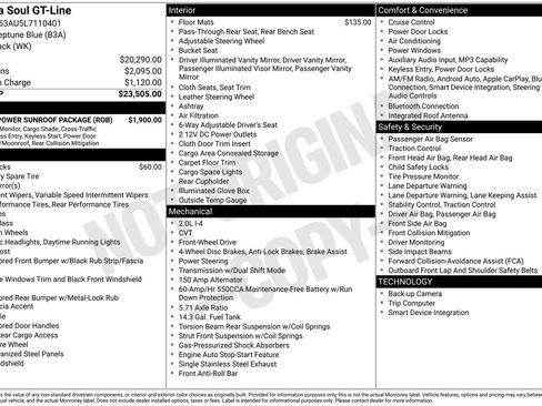 Used 2020 Kia Soul GT-Line w/ GT 2.0L Power Sunroof Package image 37