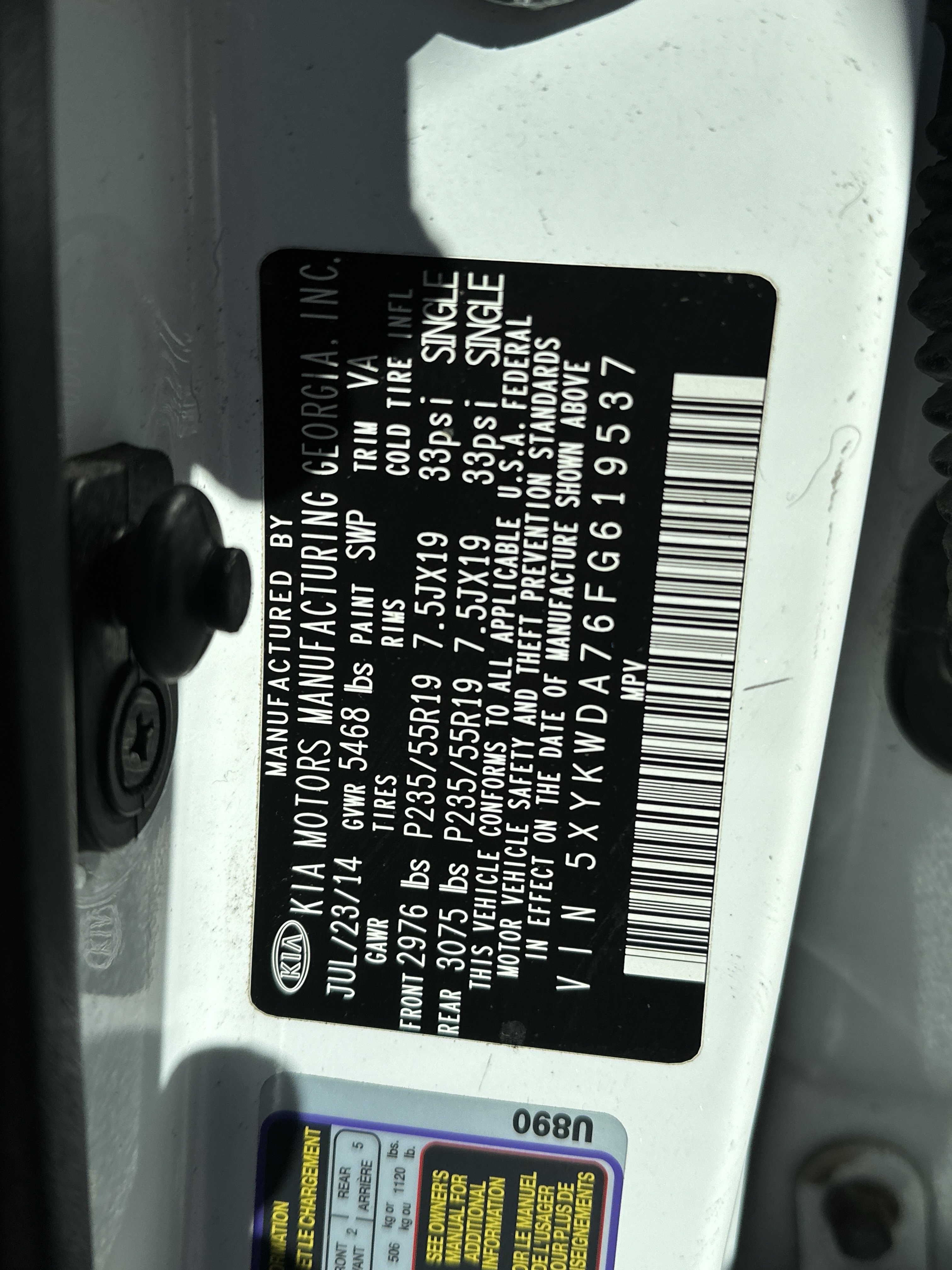 Used 2015 Kia Sorento SX AWD/4WD image 32