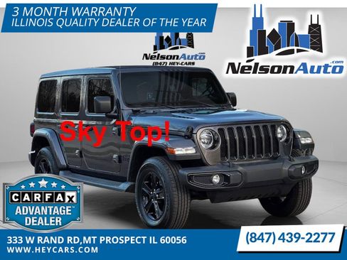 Used 2020 Jeep Wrangler Unlimited Sahara image 1