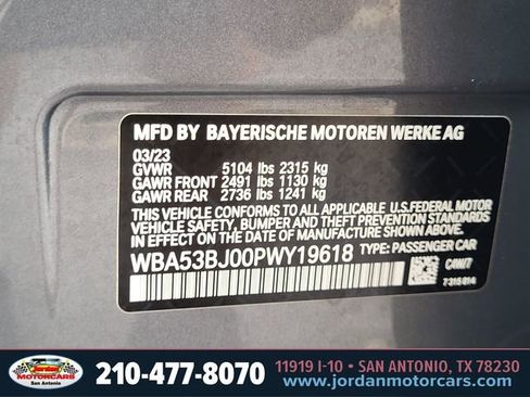 Used 2023 BMW 540i w/ M Sport Package RWD image 34