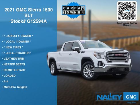 Used 2021 GMC Sierra 1500 SLT w/ SLT Convenience Package image 7