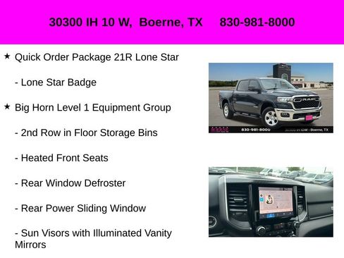 Used 2026 RAM 1500 Lone Star RWD image 10