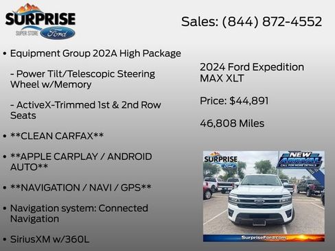 Used 2024 Ford Expedition Max XLT AWD/4WD image 20