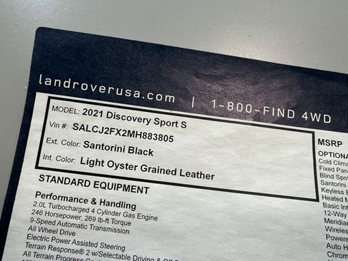 Used 2021 Land Rover Discovery Sport S image 29