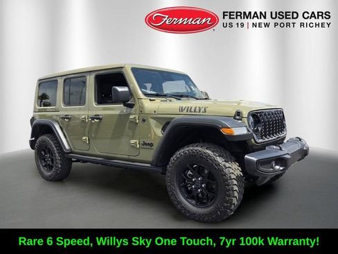 Certified 2025 Jeep Wrangler Willys AWD/4WD image 1
