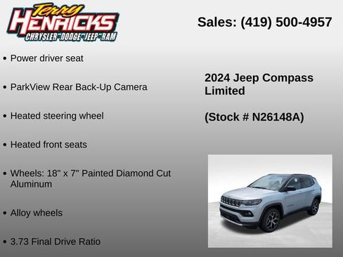 Used 2024 Jeep Compass Limited AWD/4WD image 18