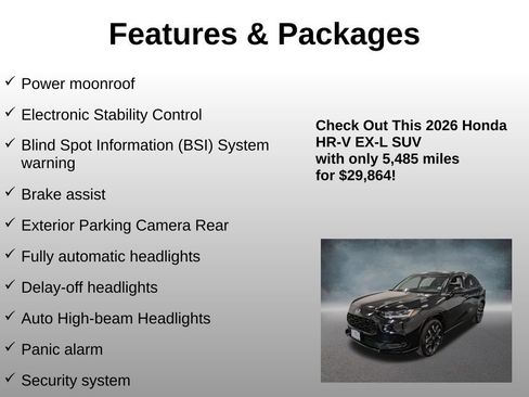 Certified 2026 Honda HR-V EX-L image 16