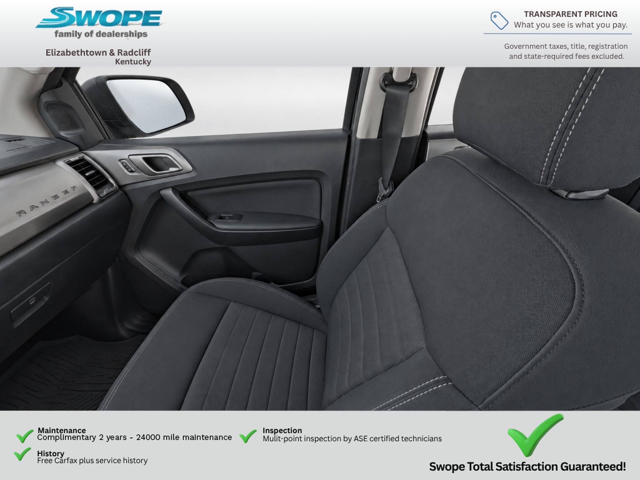 Used 2019 Ford Ranger XLT w/ Equipment Group 302A Luxury RWD image 15