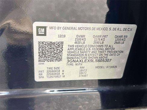 Certified 2020 Chevrolet Equinox LT image 18