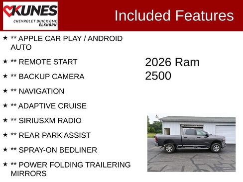 Used 2026 RAM 2500 Big Horn AWD/4WD image 2