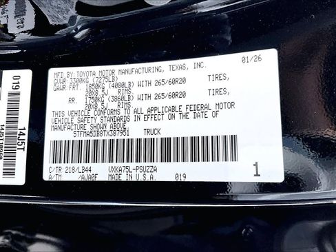 New 2026 Toyota Tundra 1794 Edition image 18