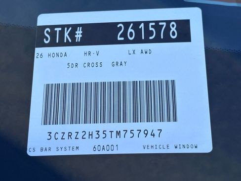 New 2026 Honda HR-V LX image 22