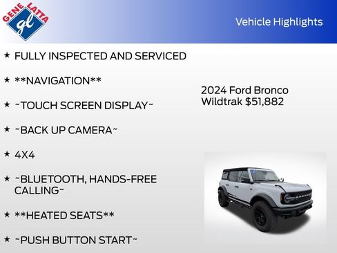Certified 2024 Ford Bronco Wildtrak AWD/4WD image 34
