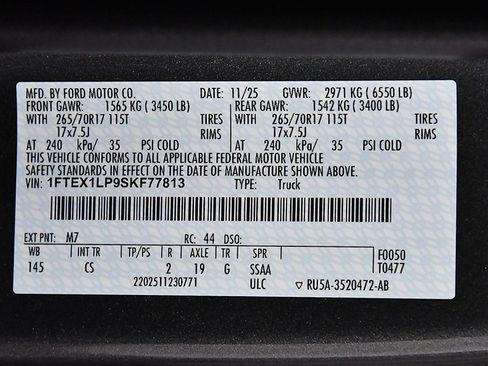 New 2025 Ford F150 XL w/ Equipment Group 103A High image 16