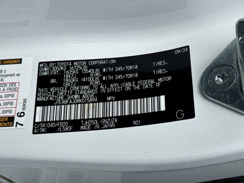 Used 2024 Toyota Land Cruiser 1958 image 33