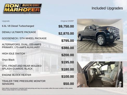 Used 2020 GMC Sierra 3500 Denali w/ Denali Ultimate Package AWD/4WD image 6