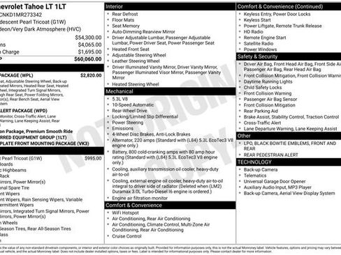 Used 2021 Chevrolet Tahoe LT w/ Luxury Package image 2