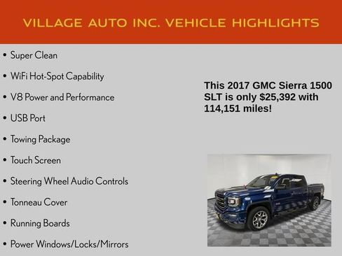 Used 2017 GMC Sierra 1500 SLT AWD/4WD image 7