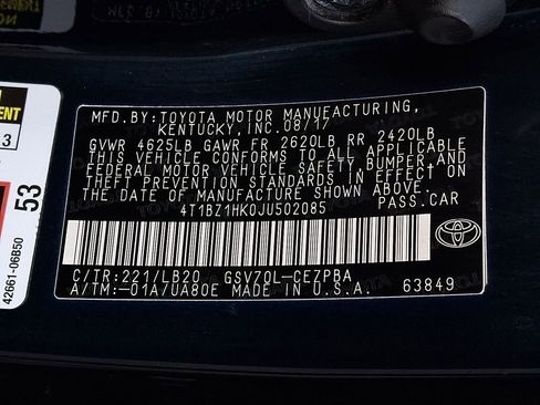 Used 2018 Toyota Camry XSE FWD image 26