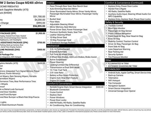 Used 2024 BMW M240i xDrive Coupe w/ Premium Package image 22