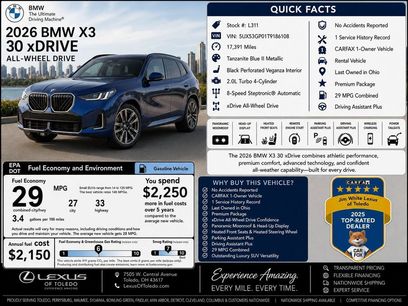 Used 2026 BMW X3 xDrive30i