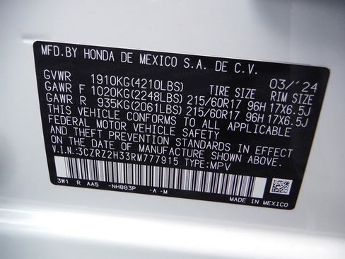 Used 2024 Honda HR-V LX image 35