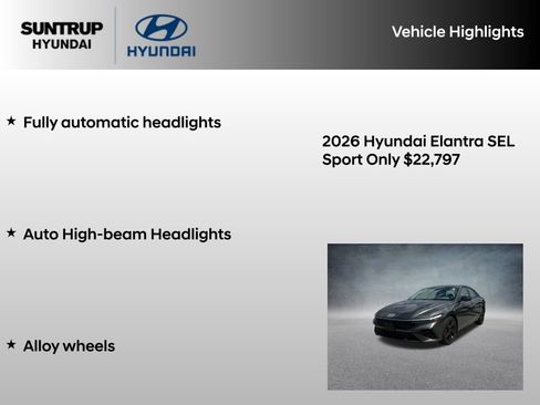 Used 2026 Hyundai Elantra Sport FWD image 16