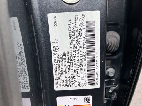 Certified 2024 Honda Accord EX image 37